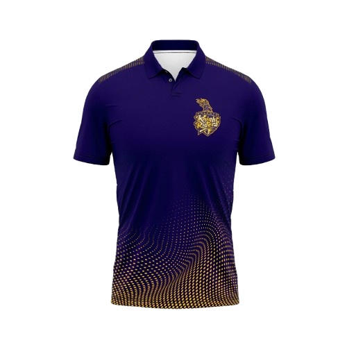 Next Print Ipl Kolkata Printed Polo Collar Jersey.