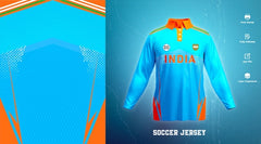 India cricket team sports kit design or india cricket jersey design