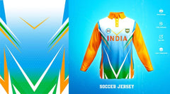 India cricket team sports kit design or india cricket jersey design