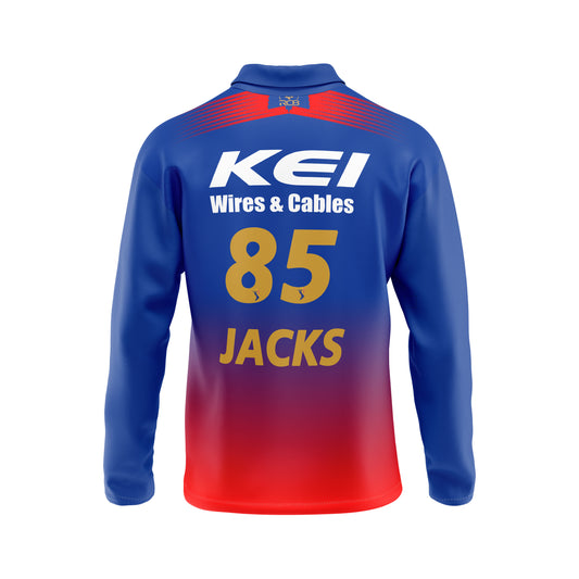 IPL 2026 RCB full sleeve cricket polo t shirt for men