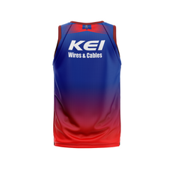 IPL 2026 RCB red and blue sleeveless vest jersey for cricket fans