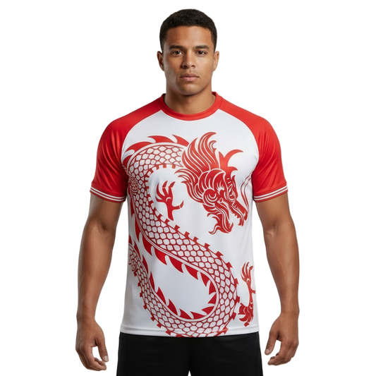 Next Print jersey mockup dragon