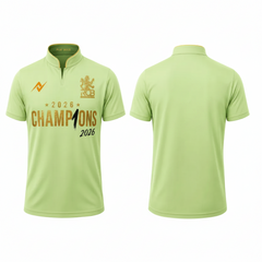 Light Green Champions Edition Sports Jersey side angle view