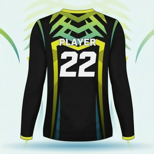 Next Print Customised Long Sleeves Cricket Sports Jersey.