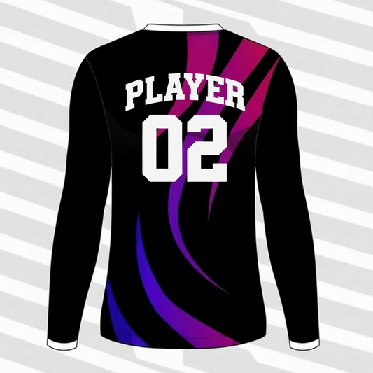 Next Print Customised Sports Cricket Long Sleeve Men T-Shirt Jersey.