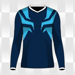Next Print Customised Sports Long Sleeve Cricket T-Shirt Jersey.