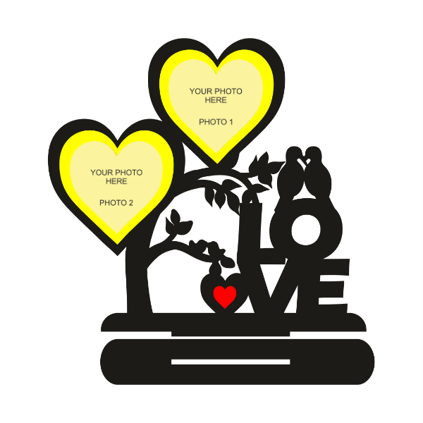 LOVE BIRDS STAND FRAME - Next Print