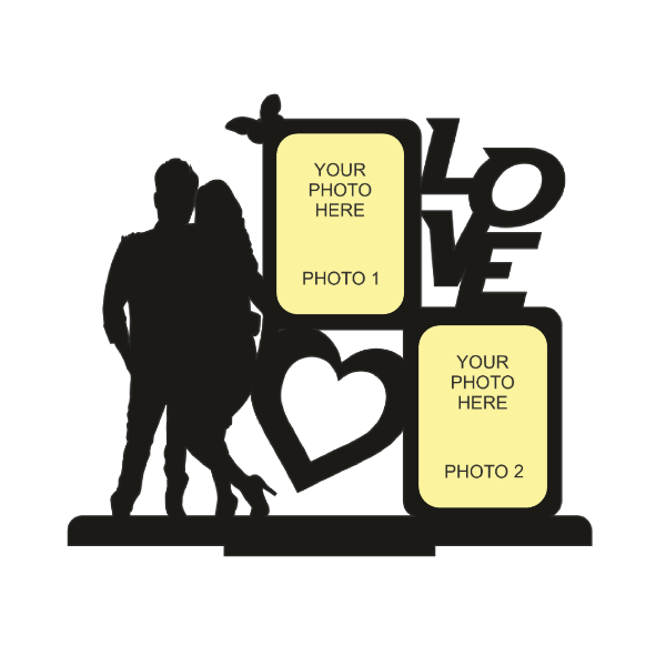 LOVE DOUBLE PHOTO STAND FRAME 47 - Next Print