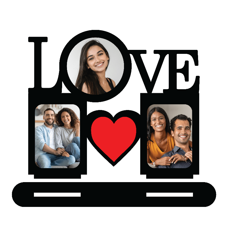 LOVE STAND FRAME WITH THREE BEAUTIFUL IMAGES - Next Print