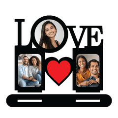 LOVE STAND FRAME WITH THREE BEAUTIFUL IMAGES - Next Print