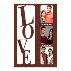 Love Wall Frame With 3 Beautiful Pics - Next Print