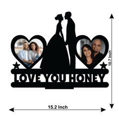 LOVE YOU HONEY DOUBLE IMAGE STAND FRAME 135 - Next Print