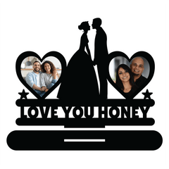 LOVE YOU HONEY DOUBLE IMAGE STAND FRAME 135 - Next Print