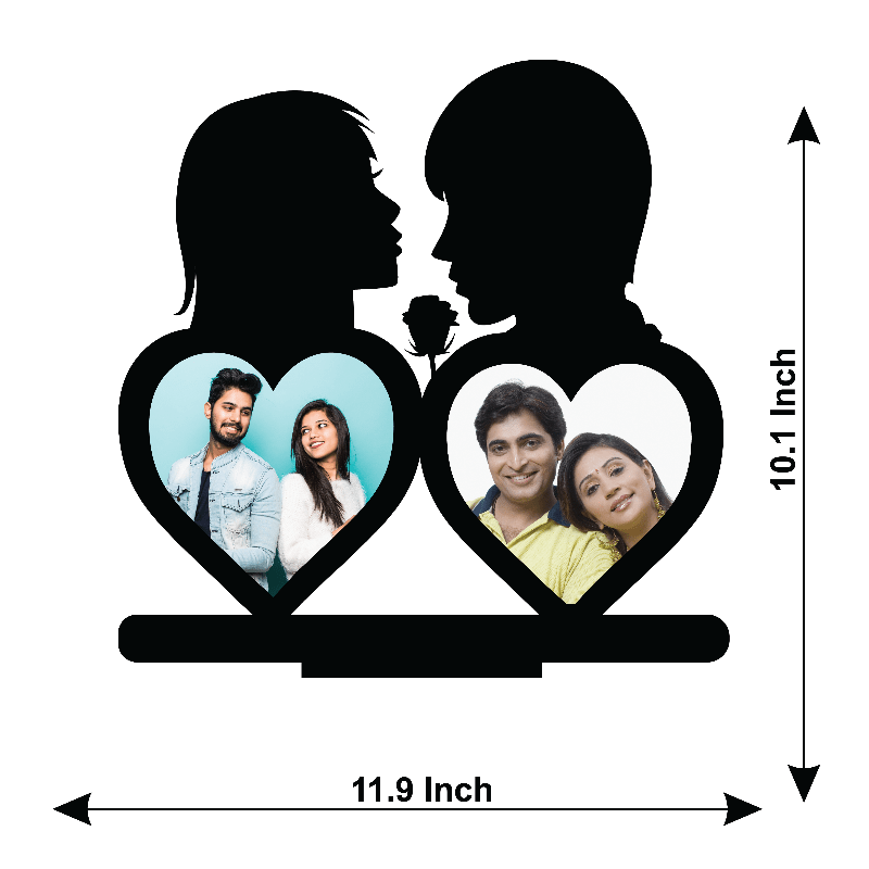LOVEABLE LOVERS DOUBLE IMAGE STAND FRAME - Next Print