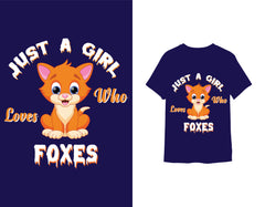Just A Girl Loves Who Foxes