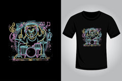 Next Print Modern music tshirt .