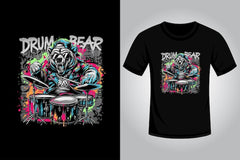 Next Print Modern music tshirt .