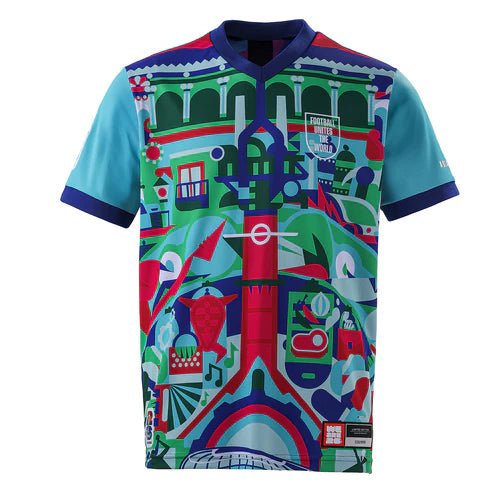 Monterrey Host City Jersey 2026 Limited Edition Football Jersey Front View Featuring Vibrant City Inspired Artwork