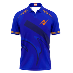 Mumbai inspired premium polo cricket sportswear front design