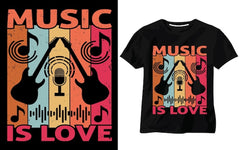 Next Print Music T-shirt.