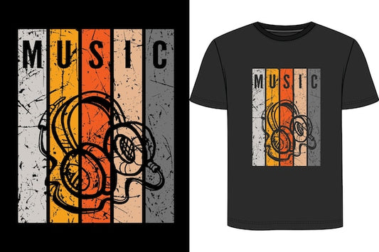 Next Print MUSIC T-SHIRT.