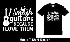 Music typography vector tshirt design