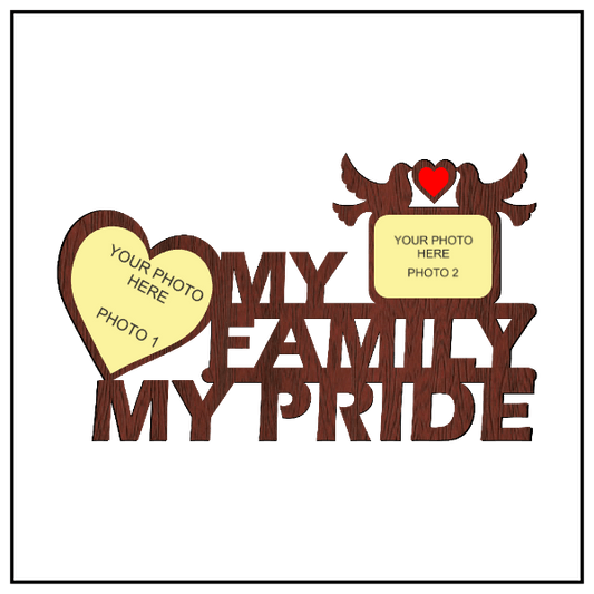 My Family My Pride Wall Frame - Next Print