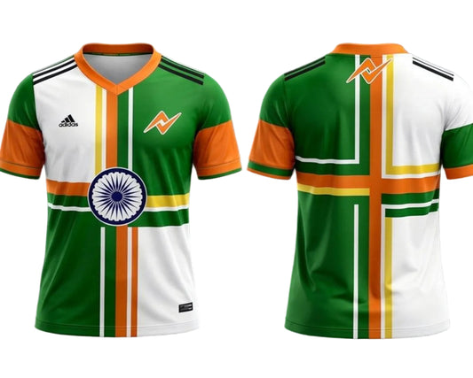 Nation Glory India on world stage tricolor jersey