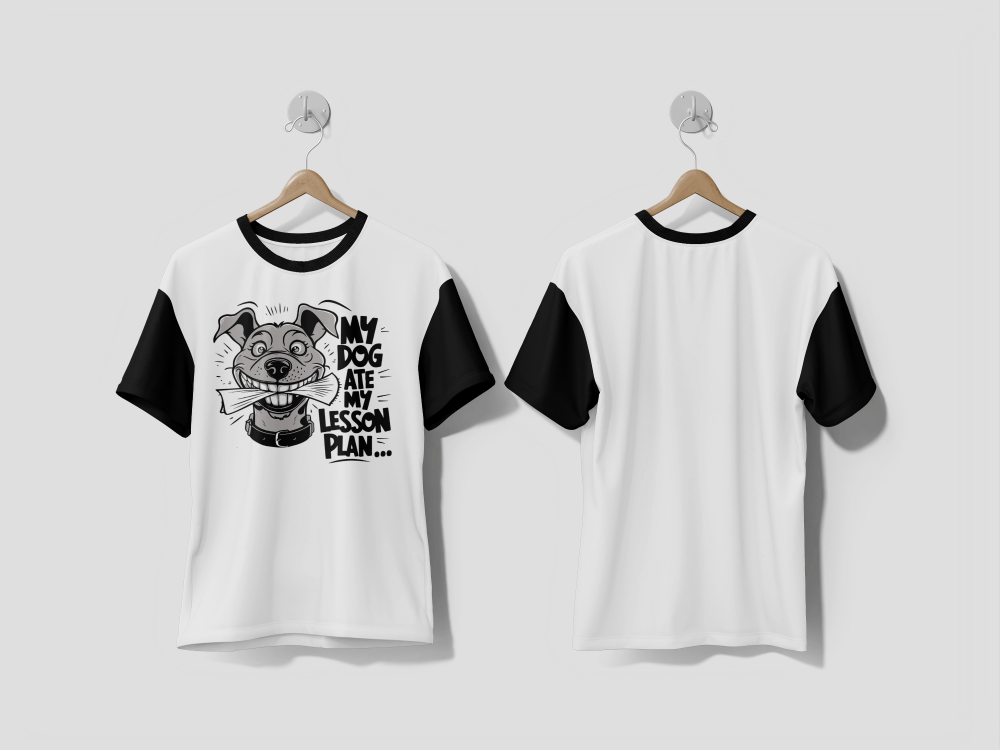 NEXT PRINT A shirt that says my dog my name is my dog design t-shirt - Next Print