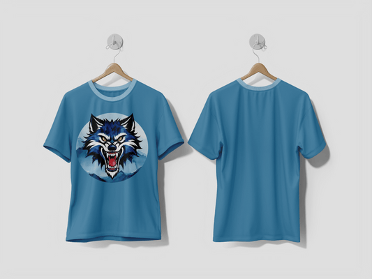 NEXT PRINT A wolf with a wolf head on it design t-shirt - Next Print