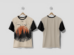 Next Print An artisanal logo with hand drawn elements and a rustic feel design Printed T-shirt - Next Print
