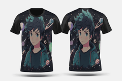 Next Print Anime style character in space Printed t-shirt - Next Print
