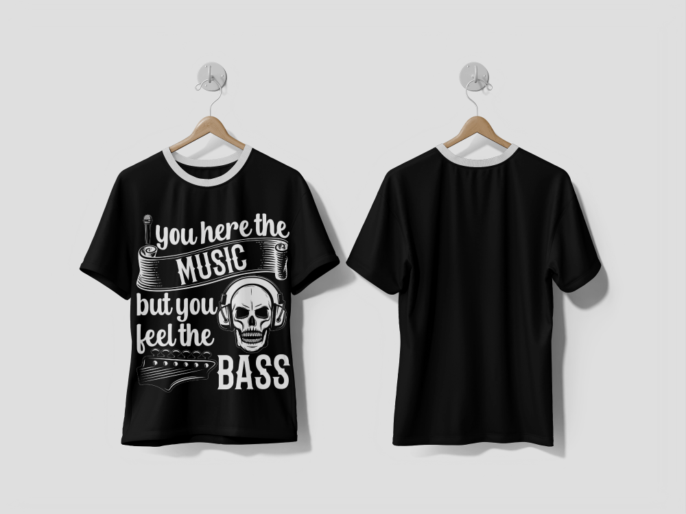 Next Print Bass Player T-shirt Design Funny Gift Bass Player T-shirt Design For Music Lovers - Next Print