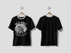 NEXT PRINT Be A Wolf In A World Full Of Sheep colorful Graphic T-Shirt - Next Print