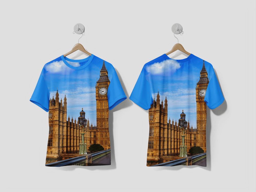 NEXT PRINT Big Ben Clock Tower in London England Design printed t-shirt - Next Print