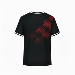 Next print Next Print Black Sports Jersey T-Shirt for Men | Custom Team Jersey | Dry Fit Athletic Wear India