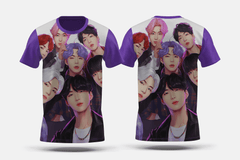 Next Print BTS ARMYA close up of a group of young men with different colored hair Printed t-shirt - Next Print