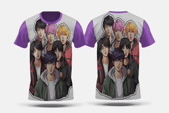 Next Print BTS sticker white background vector Printed t-shirt - Next Print