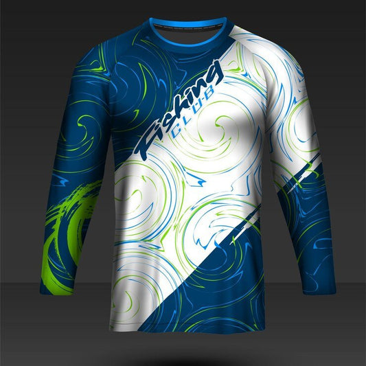 Next Print custom fishing jersey with UV protection long sleeve sublimation design for anglers