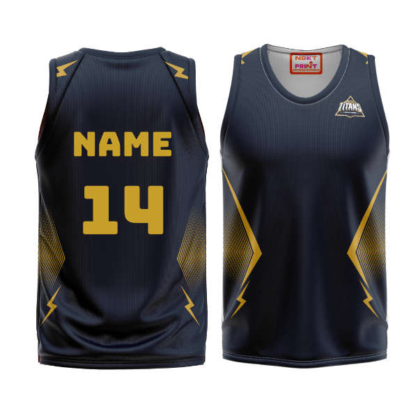Next Print Customisable Ipl Gujrat Basketball jerse - Next Print