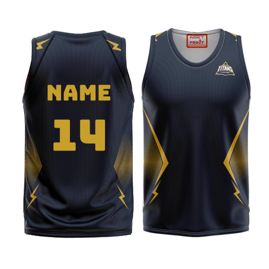 Next Print Customisable Ipl Gujrat Basketball jerse - Next Print
