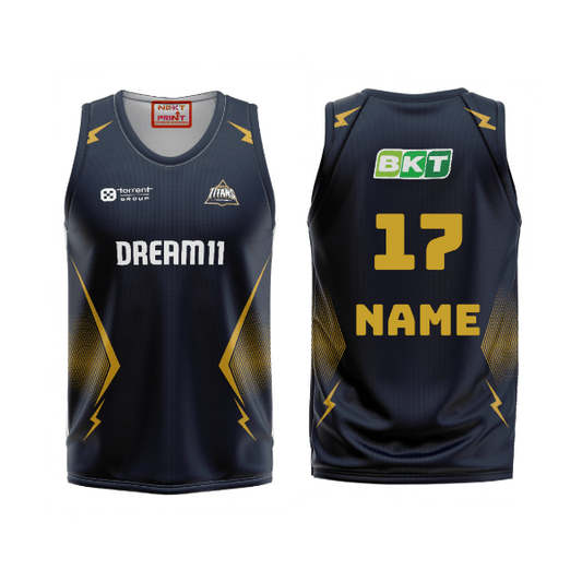 Next Print Customisable Ipl Gujrat Basketball jersey - Next Print