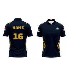 Next Print Customisable Ipl Gujrat Polo collar jersey - Next Print