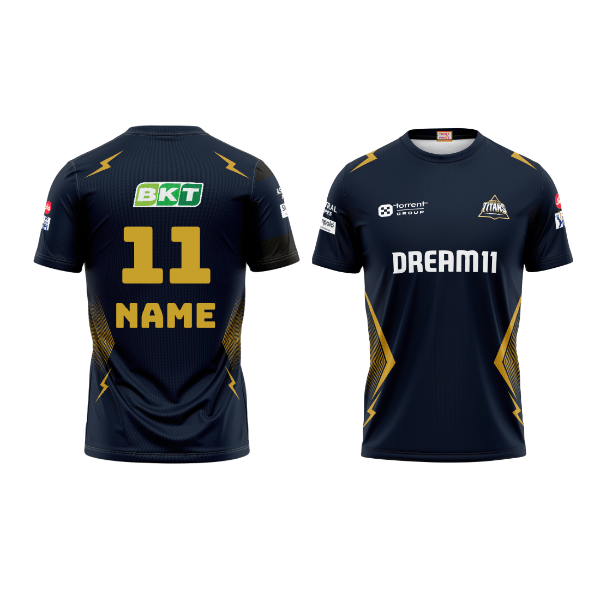 Next Print Customisable Ipl Gujrat Round Neck jersey - Next Print