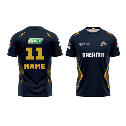 Next Print Customisable Ipl Gujrat Round Neck jersey - Next Print