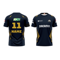 Next Print Customisable Ipl Gujrat Round Neck jersey - Next Print