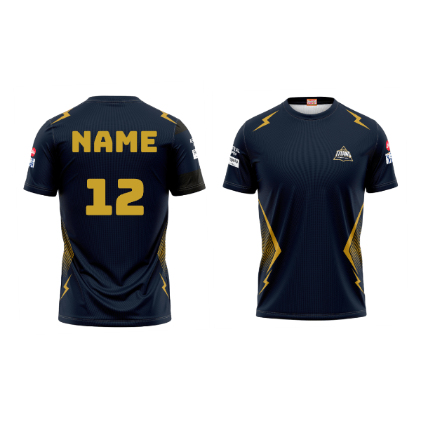 Next Print Customisable Ipl Gujrat Round Neck jersey - Next Print