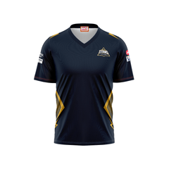 Next Print Customisable Ipl Gujrat V Neck jersey - Next Print