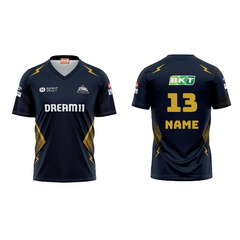 Next Print Customisable Ipl Gujrat V Neck jersey - Next Print