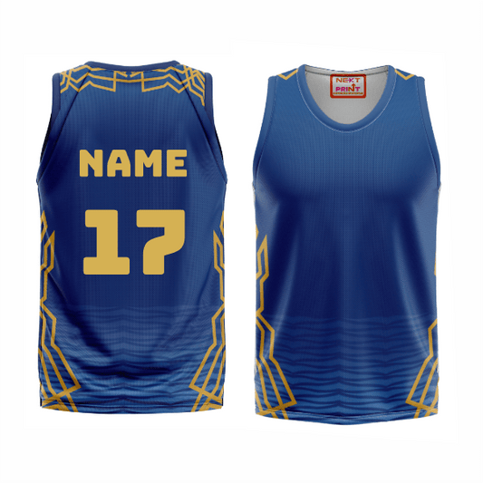 Next Print Customisable Mumbai Jersey Basket ball - Next Print